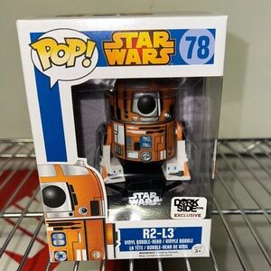 Funko Orange R2-L3 Star Wars Pop! Vinyl Bobble-Head (#78) - Vaulted